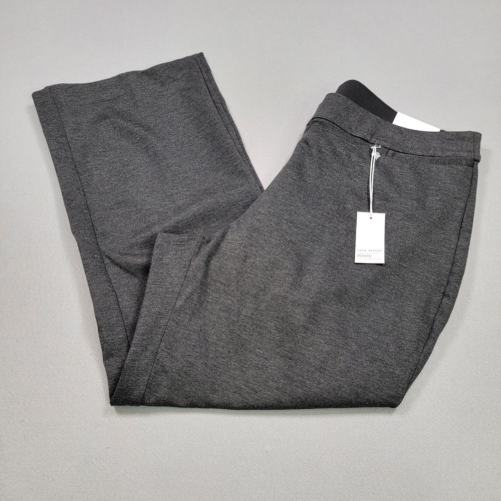 Women's Lane Bryant Ponte‎ Classic Office Wear Trouser, Gray, Size 18/20, NWT
